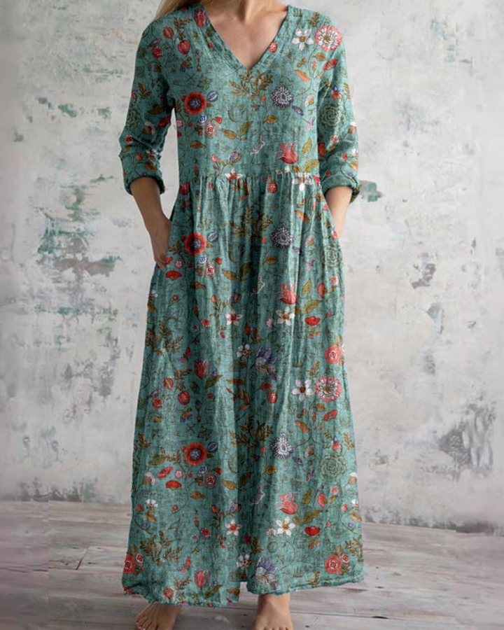 Althea | Floral Maxi Dress