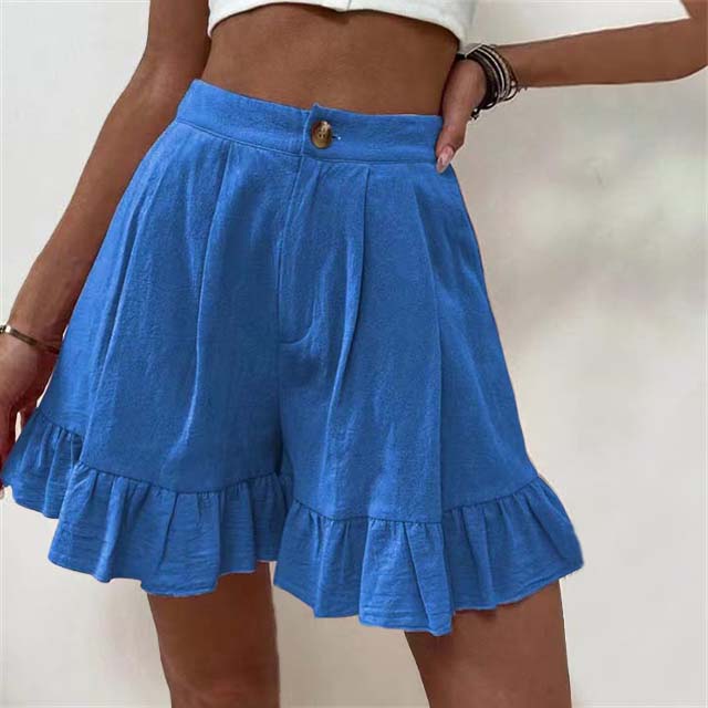 Lunara | Ruffle Hem Shorts