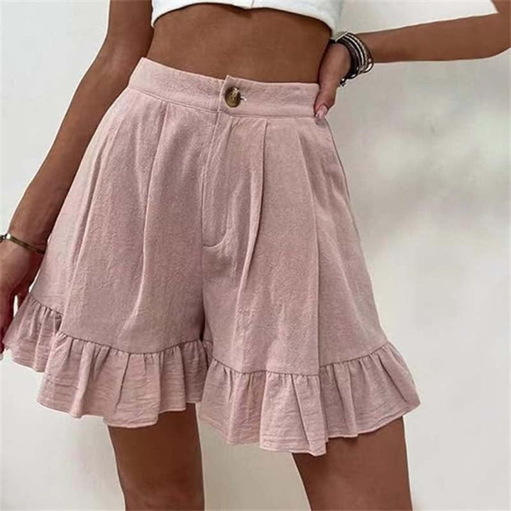 Lunara | Ruffle Hem Shorts