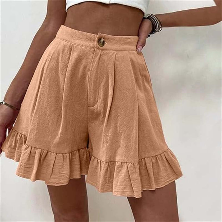 Lunara | Ruffle Hem Shorts