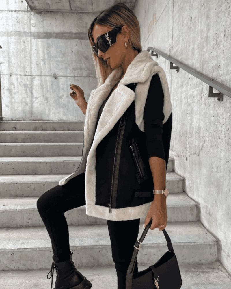 Sasha | Shearling-Lined Vest