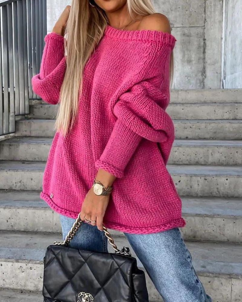 Marlowe | Off-Shoulder Knit Sweater