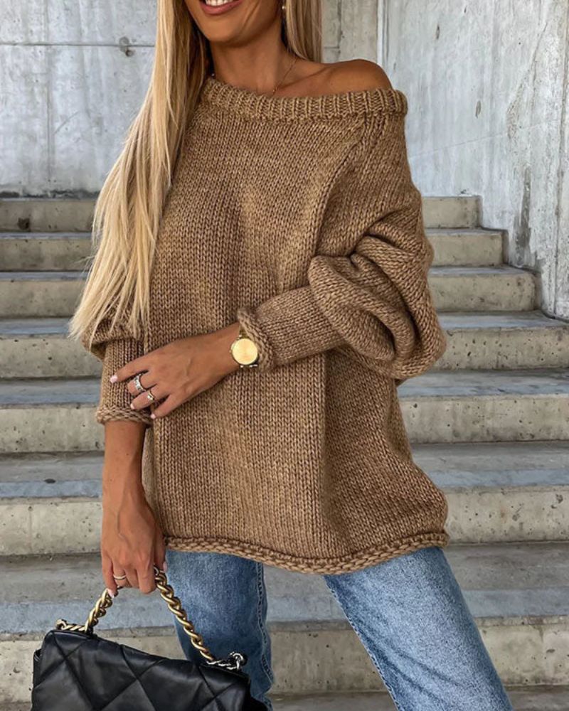 Marlowe | Off-Shoulder Knit Sweater