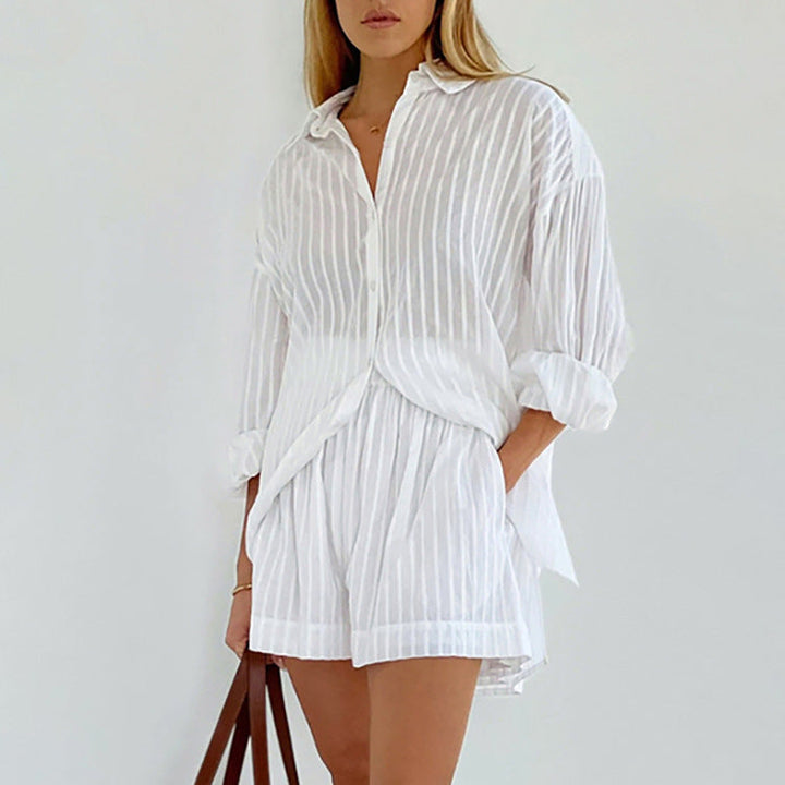 Elowis | Striped Cotton Co-Ord Set