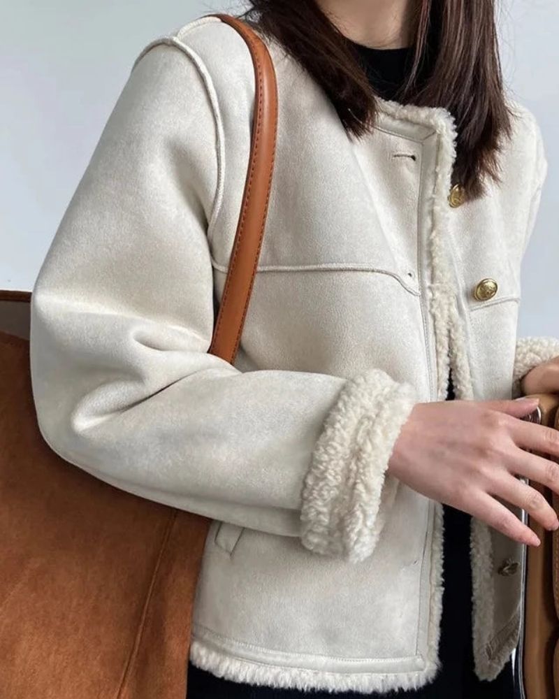 Isolde | Shearling Trim Jacket