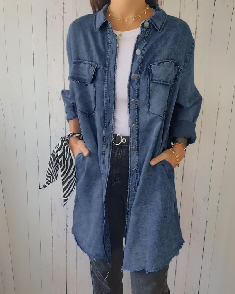 Romy | Denim Shirt Dress