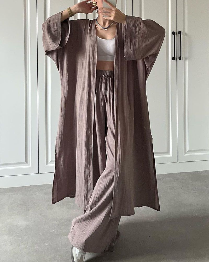 Ayla | Textured Drape Set