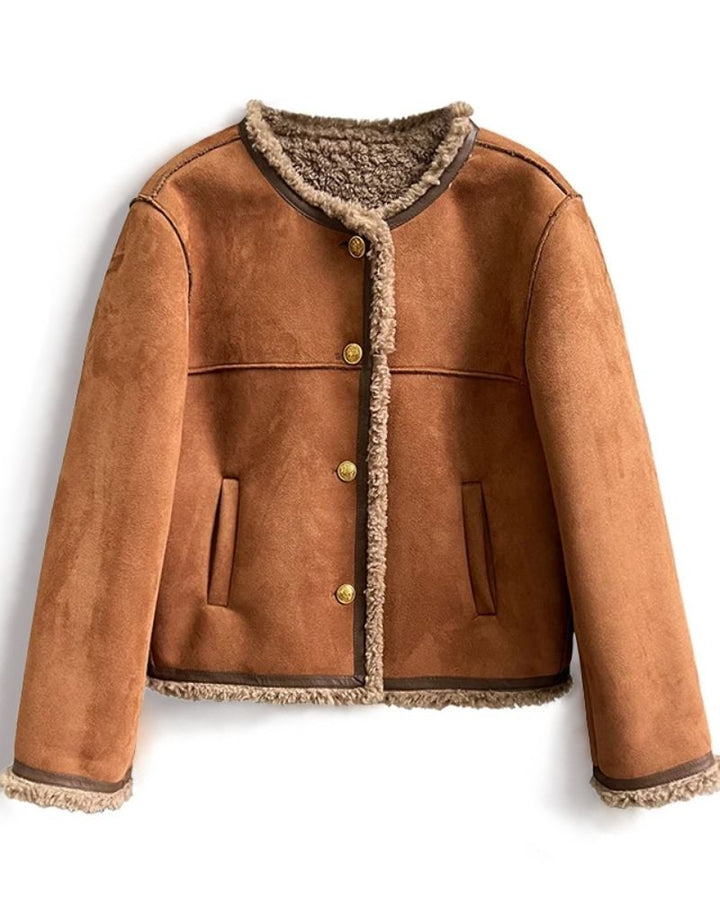 Isolde | Shearling Trim Jacket