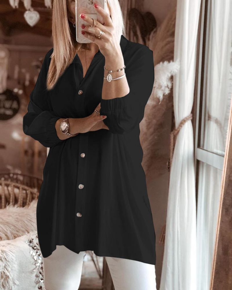 Claire | Relaxed Button-Up Tunic