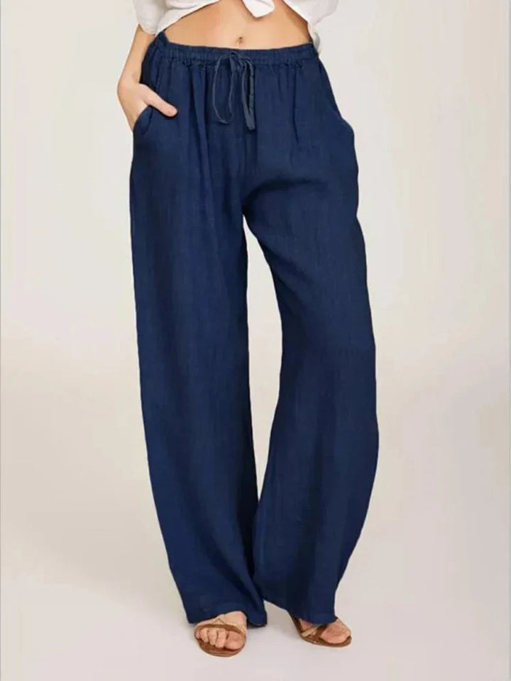 Azaria | Linen Wide-Leg Pants