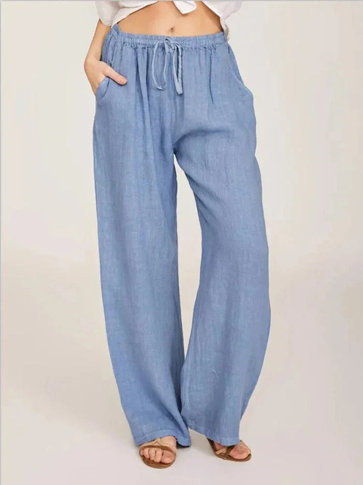 Azaria | Linen Wide-Leg Pants