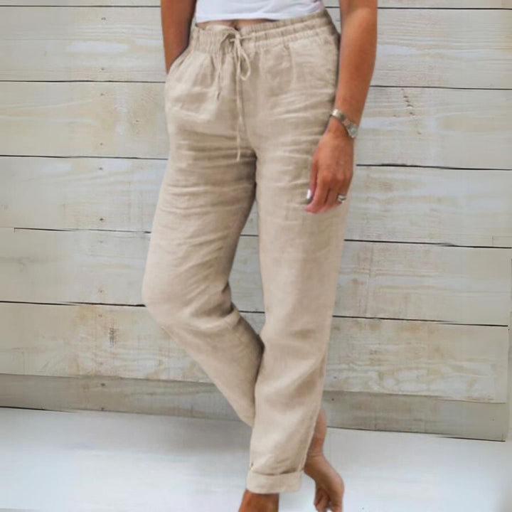 Vailora | Linen Jogger Pants