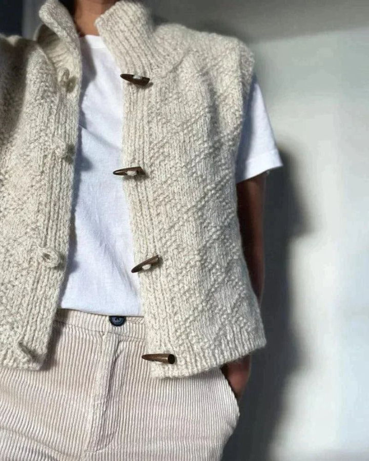 Thessaly | Hand-Knit Wool Vest