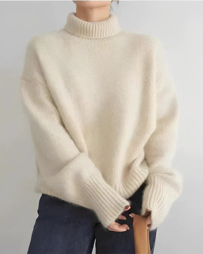 Anseline | Soft Knit Turtleneck Sweater