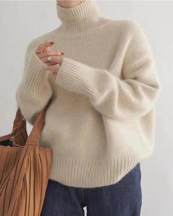 Anseline | Soft Knit Turtleneck Sweater