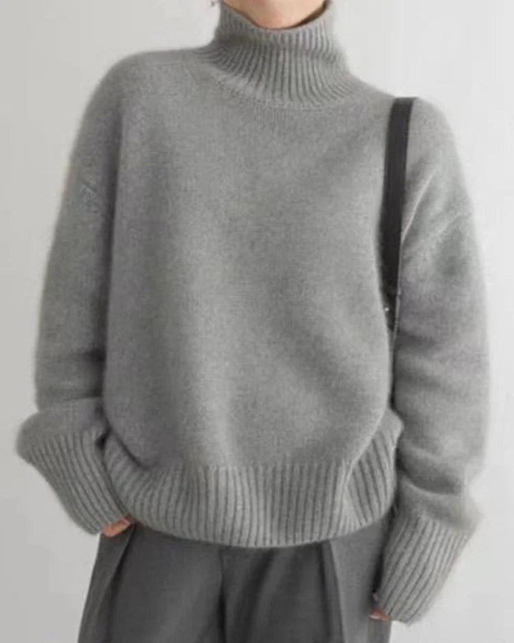 Anseline | Soft Knit Turtleneck Sweater