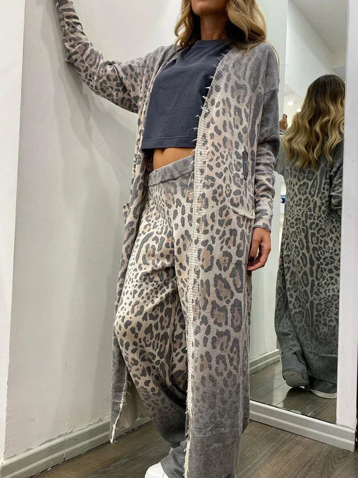 Zyrena | Luxe Leopard Knit Set