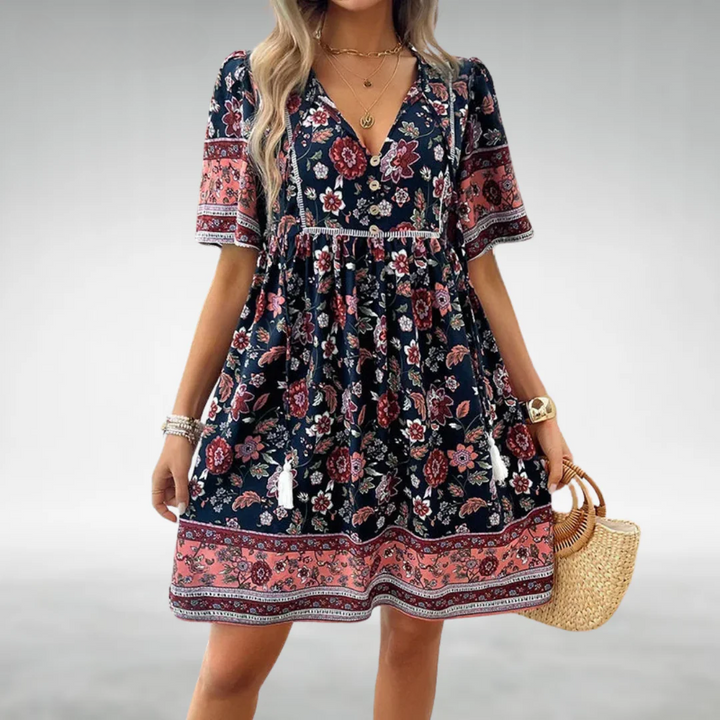 Maruska | Boho Floral Dress