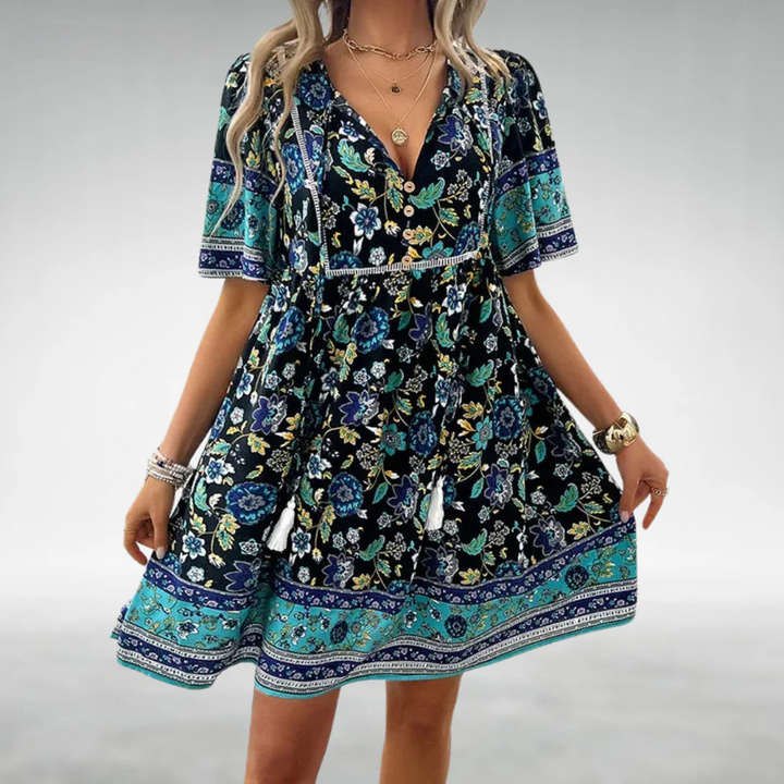 Maruska | Boho Floral Dress