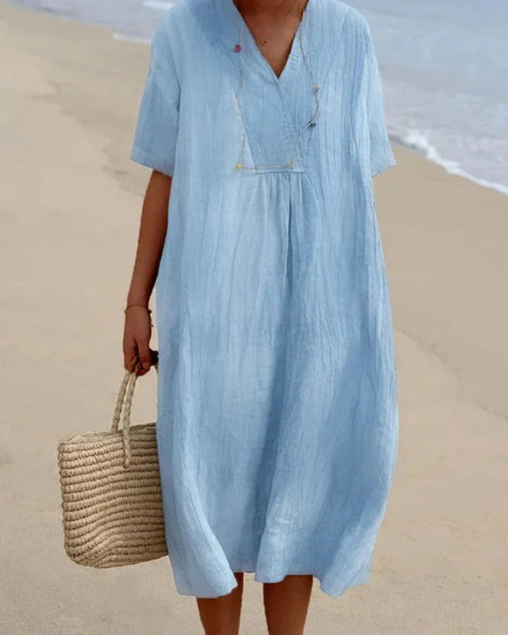 Lior | Linen Kaftan Dress