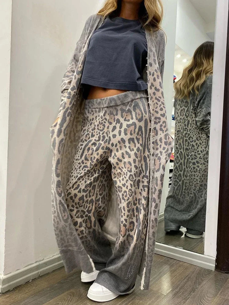 Zyrena | Luxe Leopard Knit Set