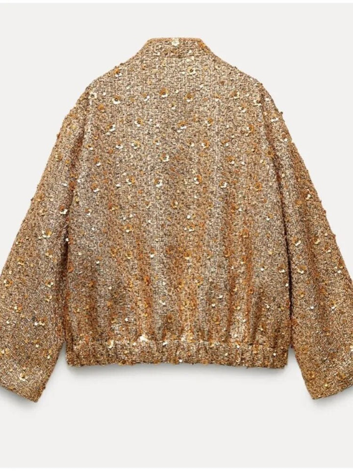 Lyz | Sequin Tweed Jacket