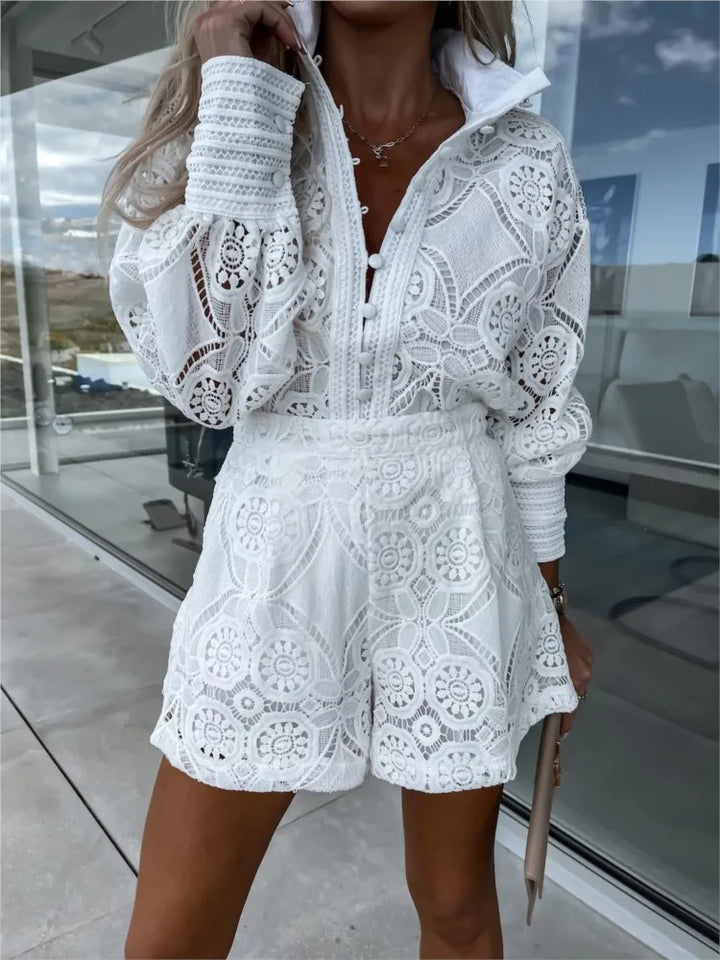 Lirien | Embroidered Shirt Dress