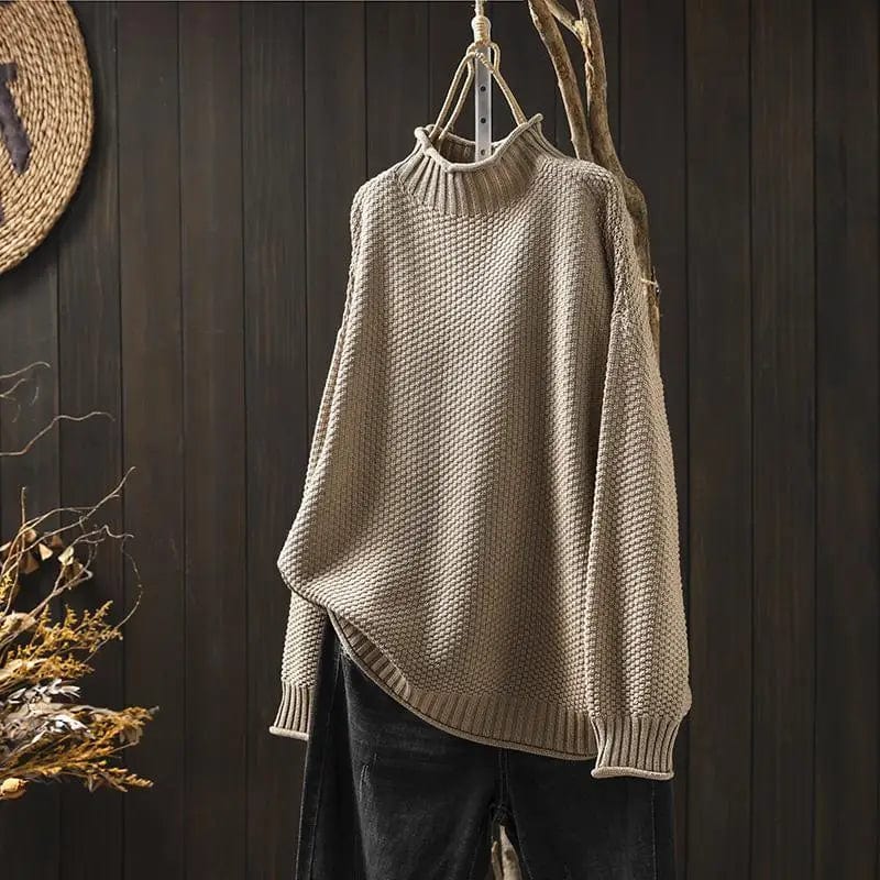 Greer | Textured Knit Turtleneck