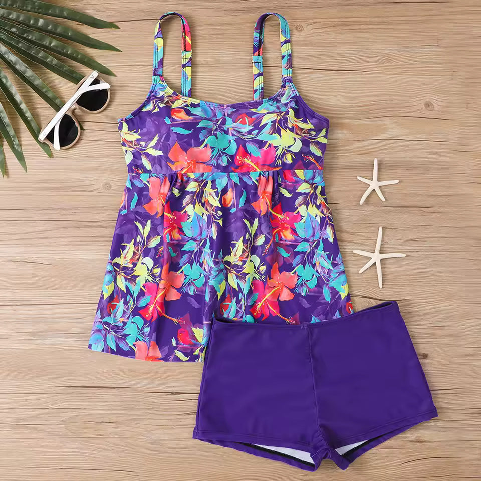 Leilani | Floral Tankini Set