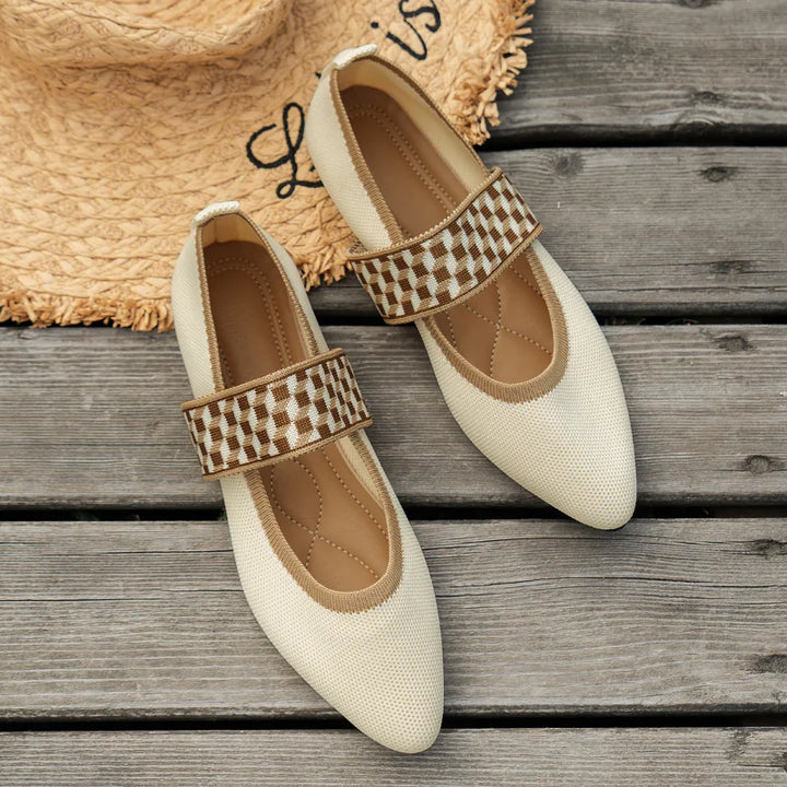 Noa | Knit Mary Jane Flats