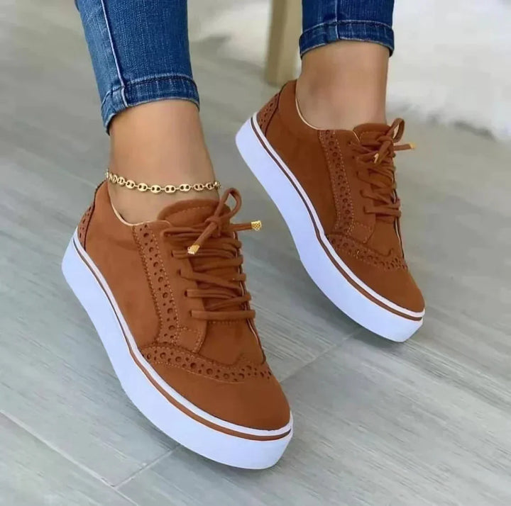 Vivienne | Suede Platform Sneakers