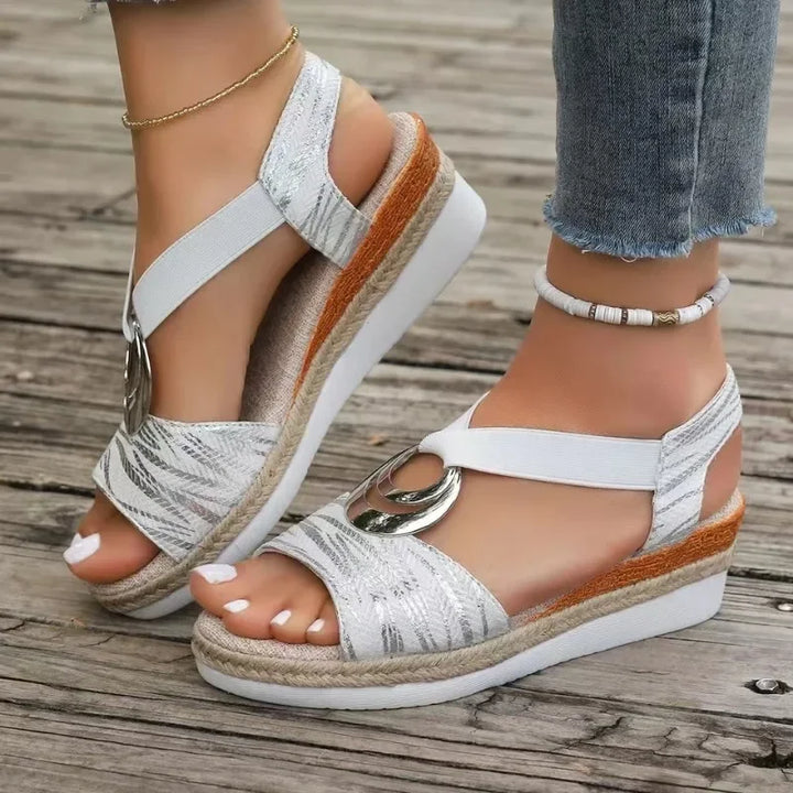 Selina | Boho Wedge Sandals