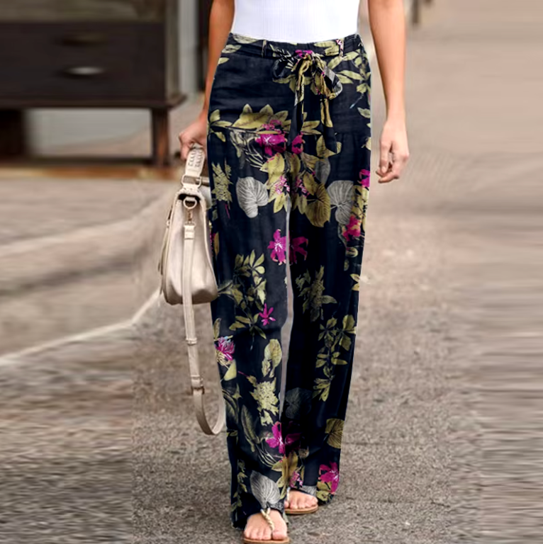 Soleia | Floral Boho Pants