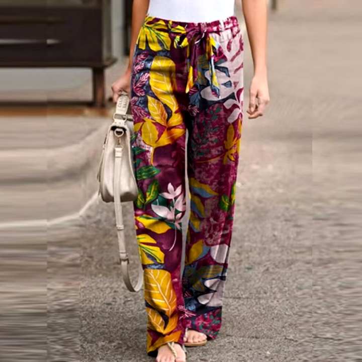 Soleia | Floral Boho Pants