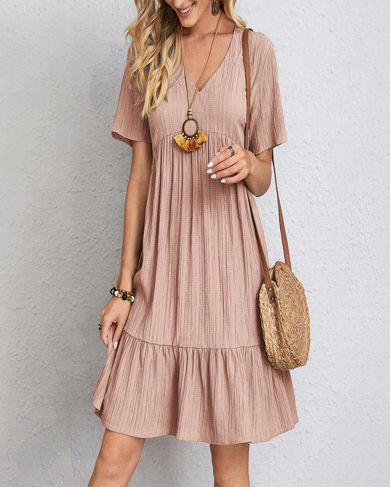 Freya | Tiered Boho Mini Dress