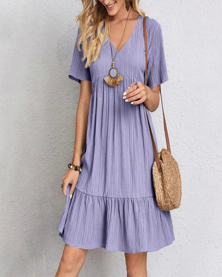 Freya | Tiered Boho Mini Dress