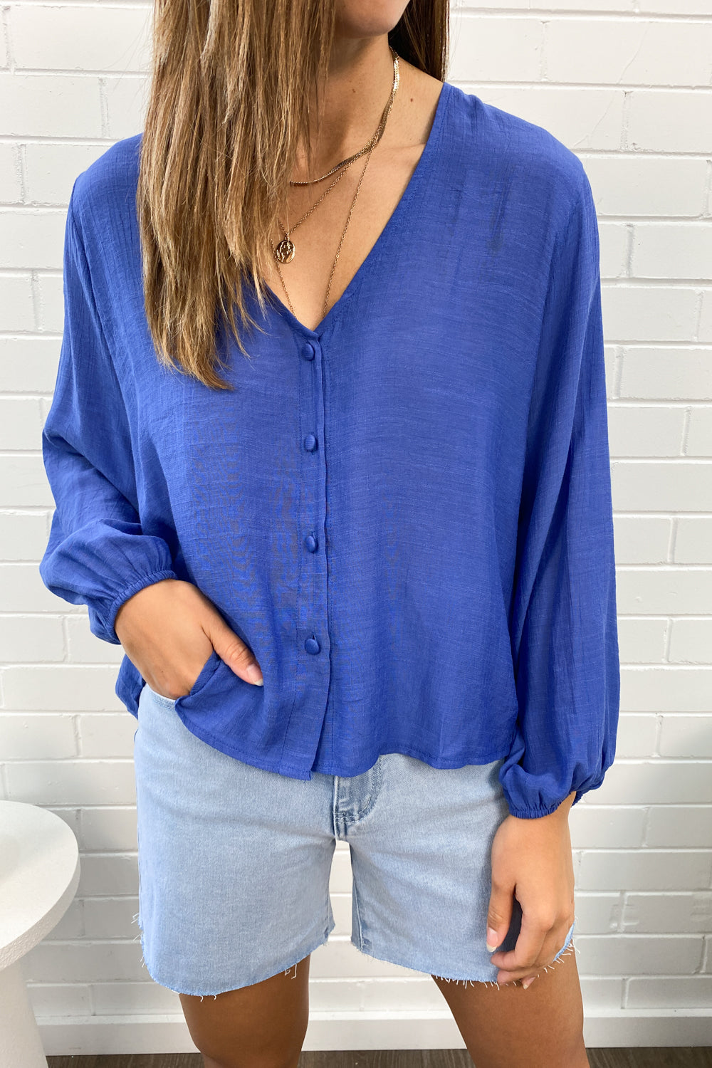 Hailey | Button-Up Blouse