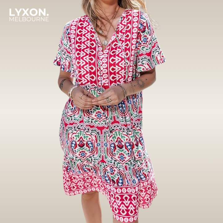 Libuse | Boho Print Dress