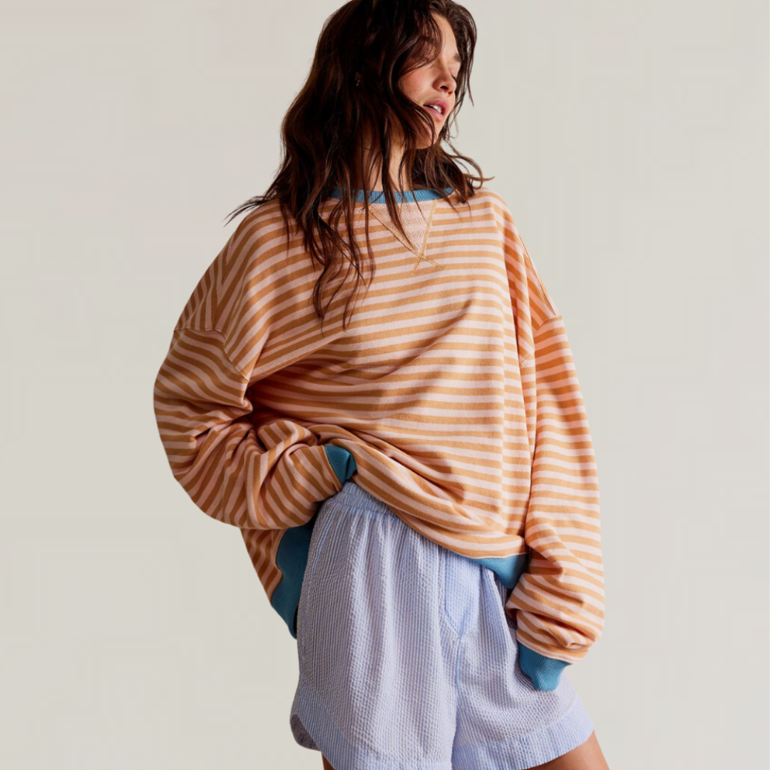 Colette | Striped Oversized Sweatshirt