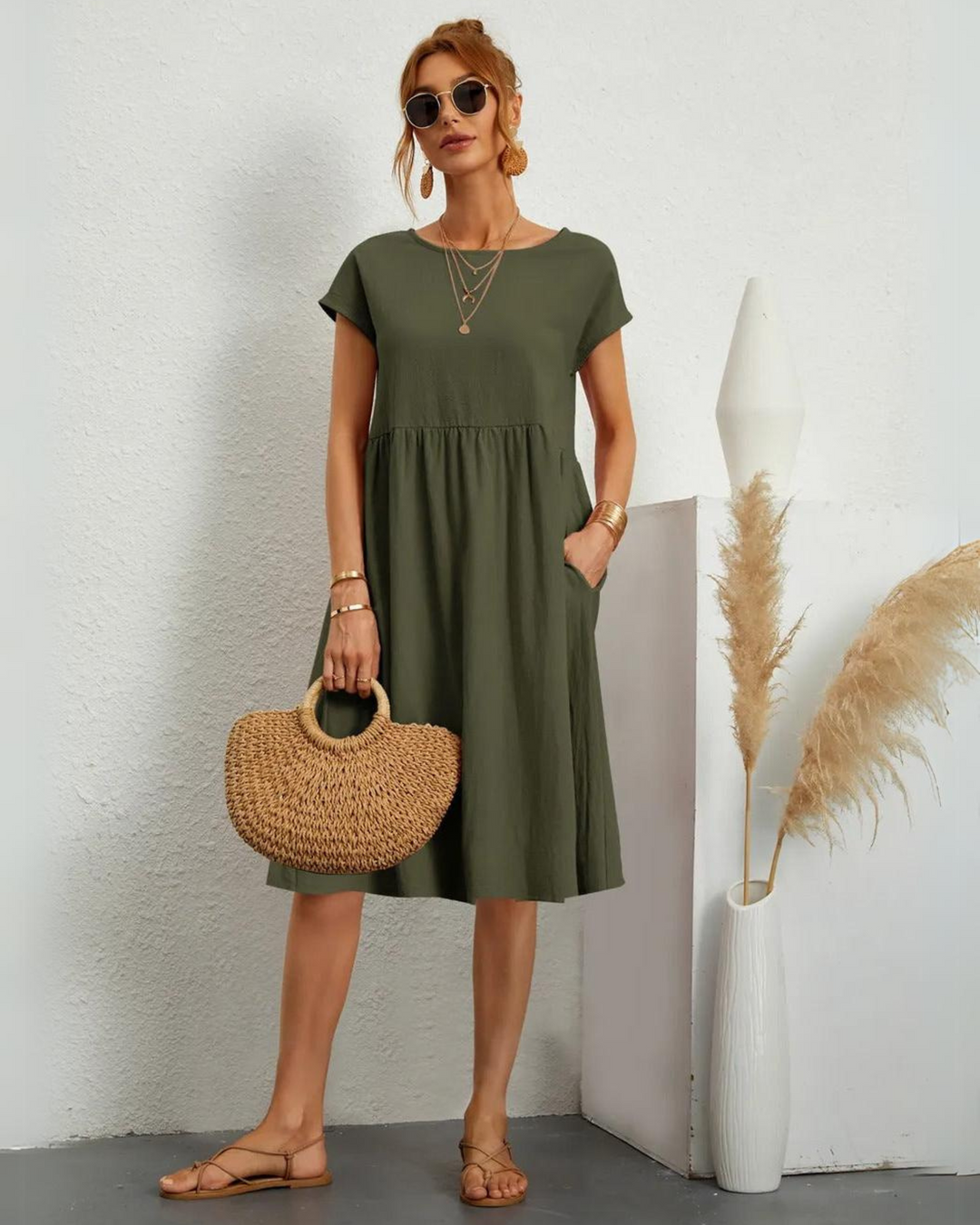 Philomela | Casual Midi Dress