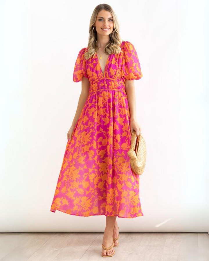 Thetis | Floral Wrap Dress