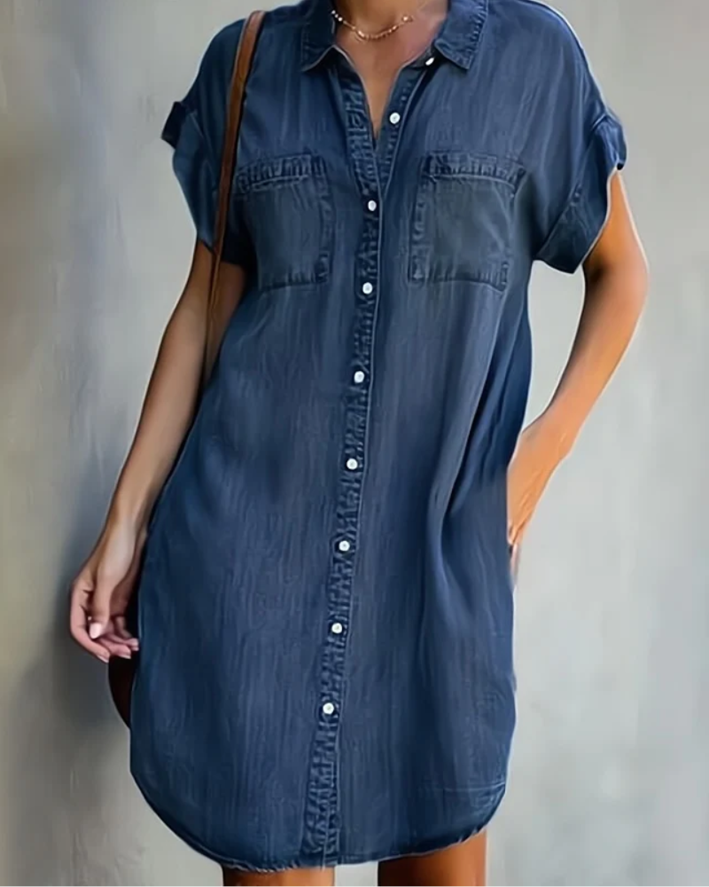 Nerissa | Denim Shirt Dress