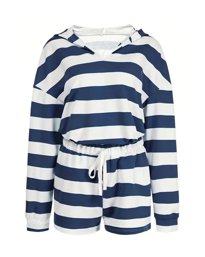 Marina | Striped Hoodie Set