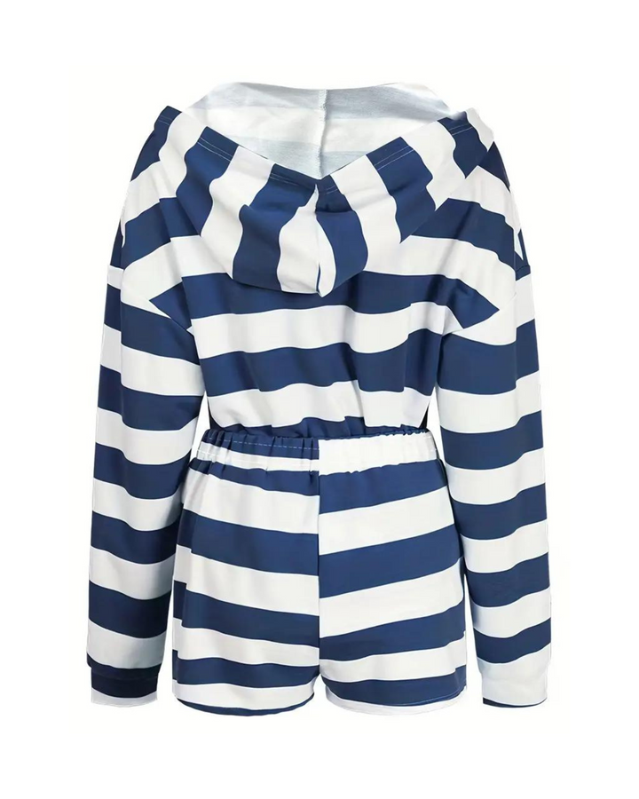 Marina | Striped Hoodie Set