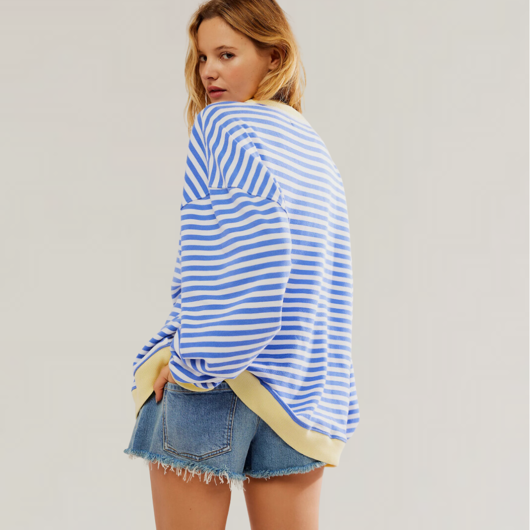 Colette | Striped Oversized Sweatshirt