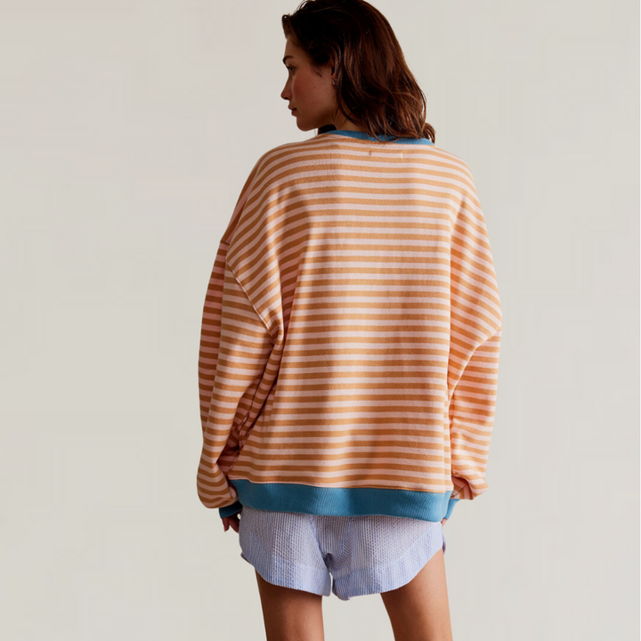 Colette | Striped Oversized Sweatshirt