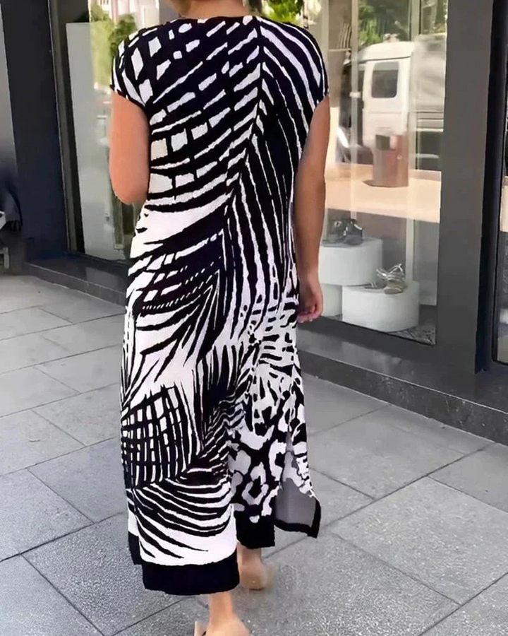 Leandra | Printed Midi Dress