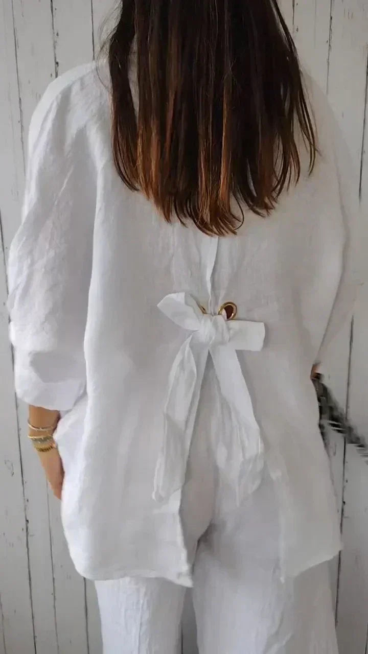 Lilah | Relaxed Linen Button-Up