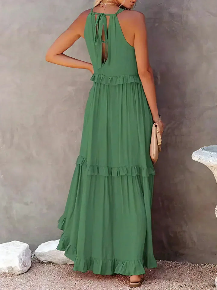 Blanka | Boho Ruffle Maxi Dress