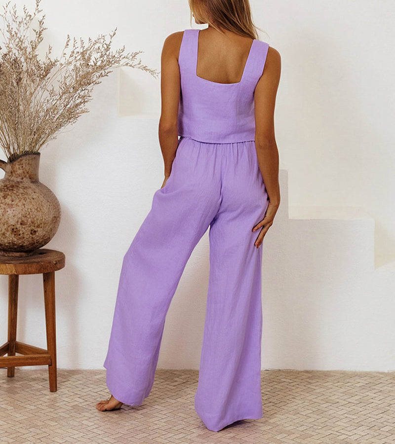 Layla | Linen Two-Piece Set